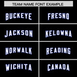 Custom Black Royal Raglan Sleeves Personalized Pattern Authentic Football Jersey