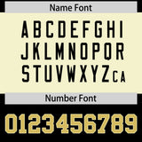 Custom Black Old Gold Raglan Sleeves Personalized Pattern Authentic Football Jersey