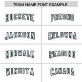 Custom White Black Raglan Sleeves Personalized Pattern Authentic Football Jersey