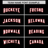 Custom Black Red Raglan Sleeves Personalized Pattern Authentic Football Jersey