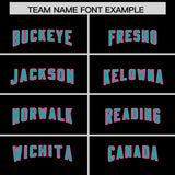 Custom Black Pink Raglan Sleeves Personalized Pattern Authentic Football Jersey