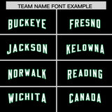 Custom Black Kelly Green Raglan Sleeves Personalized Pattern Authentic Football Jersey