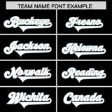 Custom Black Silver Raglan Sleeves Personalized Pattern Authentic Football Jersey