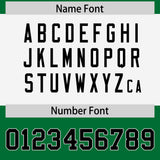 Custom Kelly Green Black Raglan Sleeves Personalized Pattern Authentic Football Jersey