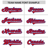 Custom White Royal Raglan Sleeves Personalized Pattern Authentic Football Jersey