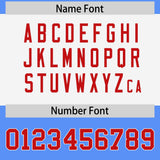 Custom Powder Blue Red Raglan Sleeves Personalized Pattern Authentic Football Jersey