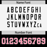 Custom Black Light Pink Raglan Sleeves Personalized Pattern Authentic Football Jersey