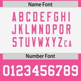 Custom Pink Pink Raglan Sleeves Personalized Pattern Authentic Football Jersey