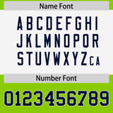 Custom Neon Green Navy Raglan Sleeves Personalized Pattern Authentic Football Jersey