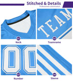 Custom Aqua Purple Raglan Sleeves Personalized Pattern Authentic Football Jersey