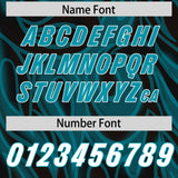 Custom Black Personalized Printed Graffiti Pattern Design Authentic Football Jersey