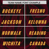 Custom Black Personalized Printed Graffiti Pattern Design Authentic Football Jersey