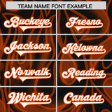 Custom Black Personalized Printed Graffiti Pattern Design Authentic Football Jersey