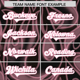 Custom Black Personalized Printed Graffiti Pattern Design Authentic Football Jersey