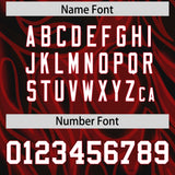 Custom Black Personalized Printed Graffiti Pattern Design Authentic Football Jersey