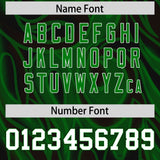 Custom Black Personalized Printed Graffiti Pattern Design Authentic Football Jersey