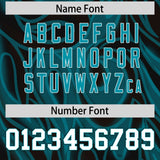 Custom Black Personalized Printed Graffiti Pattern Design Authentic Football Jersey