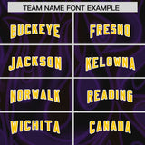 Custom Black Personalized Printed Graffiti Pattern Design Authentic Football Jersey