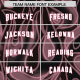 Custom Black Personalized Printed Graffiti Pattern Design Authentic Football Jersey