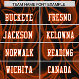 Custom Black Personalized Printed Graffiti Pattern Design Authentic Football Jersey