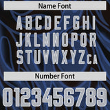 Custom Black Personalized Printed Graffiti Pattern Design Authentic Football Jersey