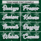 Custom Green Grey Personalized All Star Graffiti Pattern Authentic Football Jersey