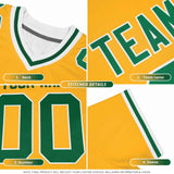 Custom Neon Green Purple Split Personalized Lightning Pattern Football Jersey