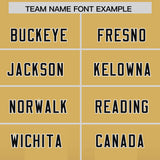 Custom Khaki Black Vertical Width Stripe Gradient Fashion Personalized Team Football Jersey