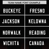 Custom Black Red Vertical Width Stripe Gradient Fashion Personalized Team Football Jersey