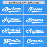 Custom Light Blue Khaki Vertical Width Stripe Gradient Fashion Personalized Team Football Jersey