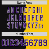 Custom Gold Black Split Fashion Mesh Authentic Football Jersey