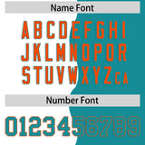 Custom Aqua White Split Fashion Mesh Authentic Football Jersey