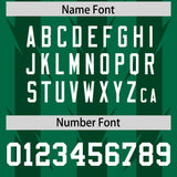 Custom Kelly Green Green Personalized Razr Stripe Graffiti Pattern Authentic Football Jersey