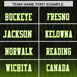 Custom Black and Neon Green Gradient Fashion Outdoor Authentic Football Jersey