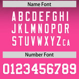 Custom Black and Pink Gradient Fashion Outdoor Authentic Football Jersey