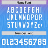 Custom Pink and Powder Blue Gradient Fashion Outdoor Authentic Football Jersey