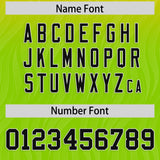 Custom Gold and Neon Green Gradient Fashion Outdoor Authentic Football Jersey