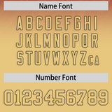 Custom Crimson and Khaki Gradient Fashion Outdoor Authentic Football Jersey