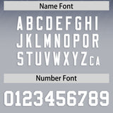 Custom Navy and Gray Gradient Fashion Outdoor Authentic Football Jersey