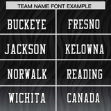 Custom Black and Gray Gradient Fashion Outdoor Authentic Football Jersey