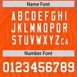 Custom Royal and Orange Gradient Fashion Outdoor Authentic Football Jersey