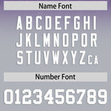 Custom Purple and Gray Gradient Fashion Outdoor Authentic Football Jersey