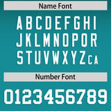 Custom Midnight Green and Aqua Gradient Fashion Outdoor Authentic Football Jersey