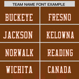 Custom Texas Orange Texas Orange Vertical Fine Stripe Gradient Fashion Personalized Team Football Jersey