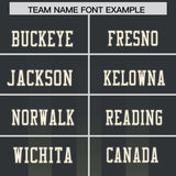 Custom Black Olive Vertical Fine Stripe Gradient Fashion Personalized Team Football Jersey