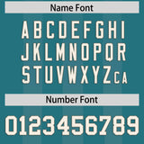 Custom Aqua Gray Vertical Fine Stripe Gradient Fashion Personalized Team Football Jersey