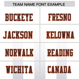 Custom White Gray Vertical Fine Stripe Gradient Fashion Personalized Team Football Jersey