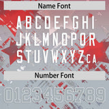 Custom Red Red Personalized Star Gradient Authentic Football Jersey