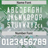 Custom Kelly Green Kelly Green Personalized Star Gradient Authentic Football Jersey
