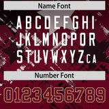 Custom Black Cardinal Personalized Star Gradient Authentic Football Jersey